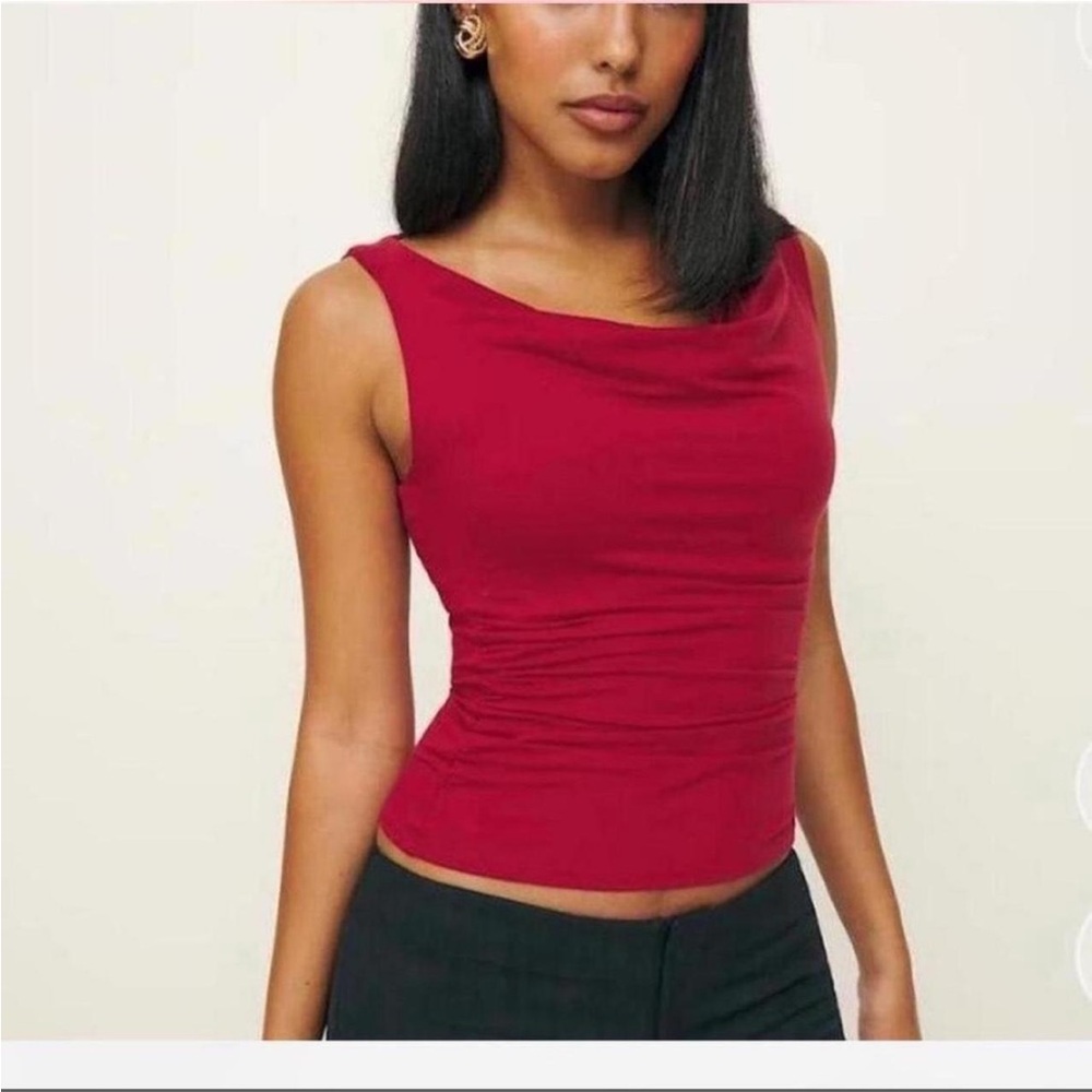 Reformation Darla knit top